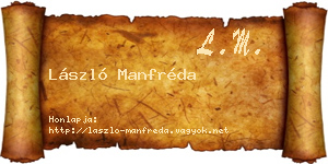 László Manfréda névjegykártya